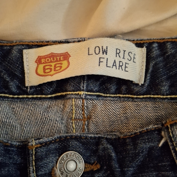 Route 66 Women's Blue Flare Wide Leg Jeans - Picture 4 of 8